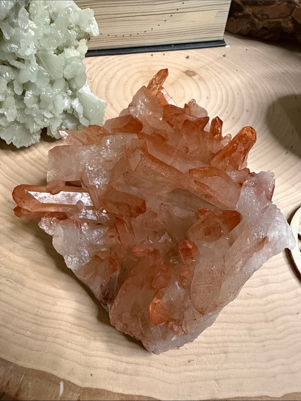 Hematite included quartz from Morocco